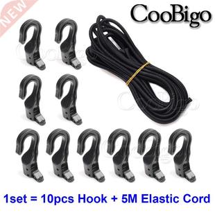 1set Heavy Duty Elastic Bungee Shock Cord Strap Stretch Plas