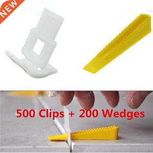 700 Tile Leveling System - 500 Clips + 200 Wedges - Tile Lev