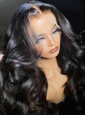 HD Lace Frontal Wig 6x6 Lace Closure Wig 30 Inches Body Wave