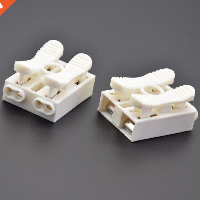 10pcs ZQ-2pn 6A Press Type self-lockng termnal Electrc C
