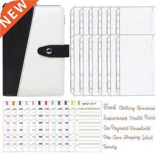 1set Binder Budget Planner Cash Envelope Binder With Budget