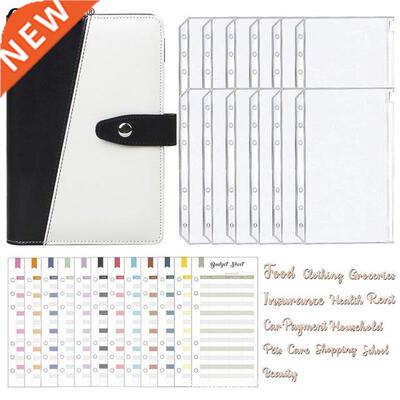 1set Binder Budget Planner Cash Envelope Binder With Budget
