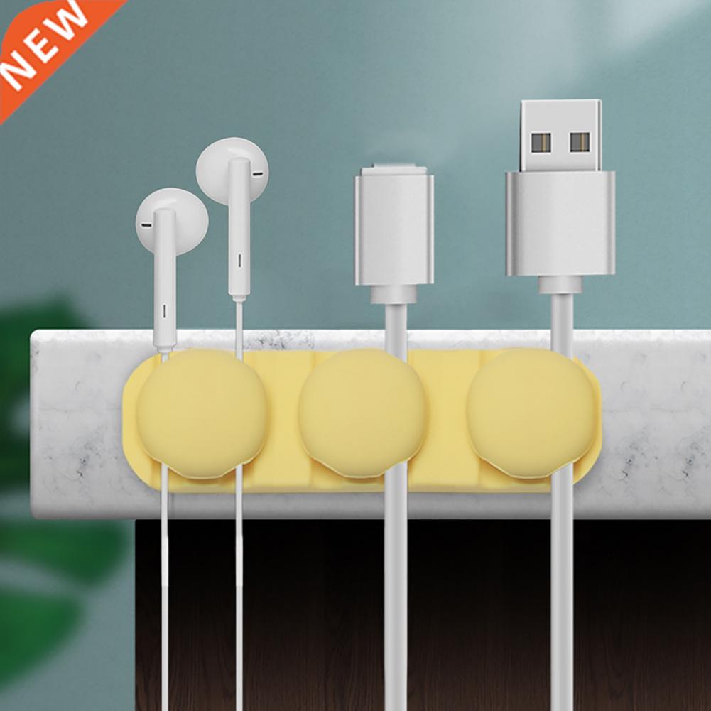 1PCS Cable Management Organizer Soft Silicone Cable Winder C