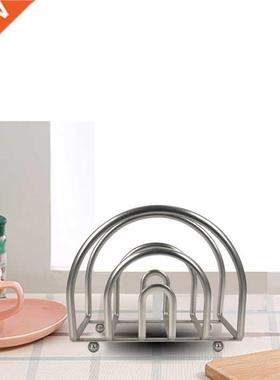 Supports de cuisine en argent en fer forgé porte-serv