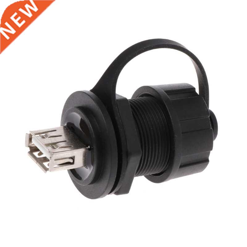 US 2.0 Female Panel Pass Connector Mount Socket Plug Waterp