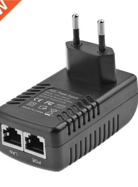 High Quality Safe 24V0.5A 12W Wall Plug POE Injector Etherne
