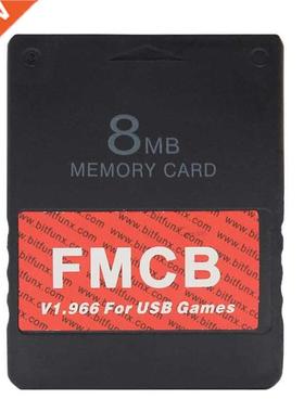 FMCB Free McBoot Card V1.966 for PS2 PS1 Plug Play Memory Ca