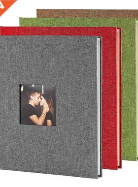 266x280mm DIY Photo Album Hand-pasted Linen Philatelic Photo