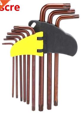 spanner tools set Long L?Shaped Hex Key Star Wrench Set T10