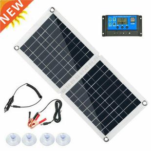 Kit Campi USB Boat Caravan Mono Panel Solar Folding Dual 60W