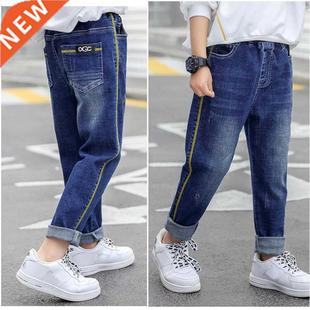 Kids Chi Boy Pants Long Cowboy Clothes Jeans Autumn IENENS