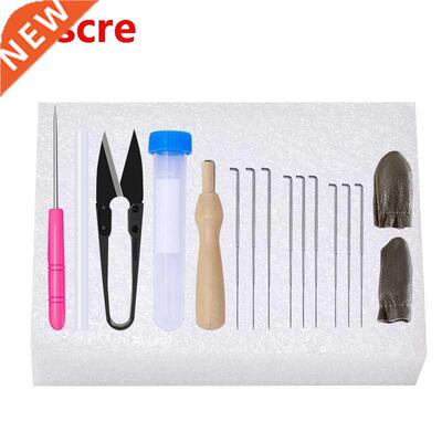 17Pcs DIY Felting Tools Felt Kit With Needle Craft Kit Scis