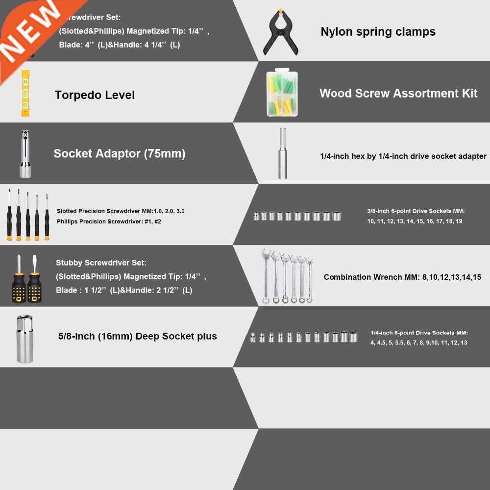 Factory Outlet Tool Set Hand Tools for Car Repair/Household