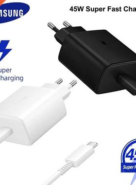 Original Samsung Super Fast Charger 45W PD Quick Adapter Ty