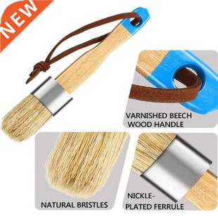 Ergonomic Handle Brushes Pcs Furniture Paint Set Wax Chalk