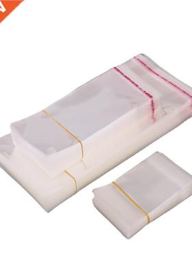 100pcs Transparent Plastic Self Adhesive Ziplock Small OPP B