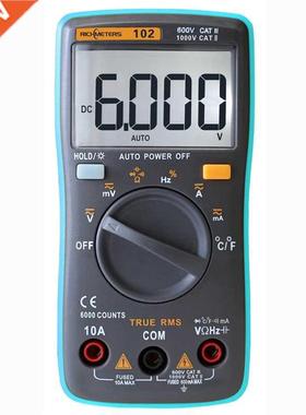 RICHMETERS RM102 Multifunction Digital Multimeter AC/DC Volt