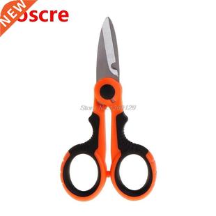 Fishing Line Scissors Cutter Stainless Steel Soft Handle Saw
