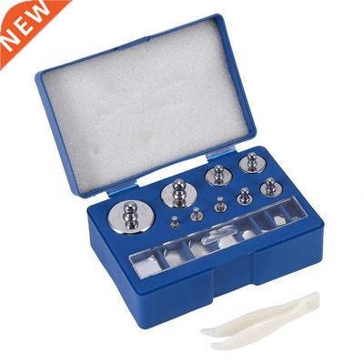 17Pcs 211.1g 10mg-100g Grams Accuracy Calibration Weight Set