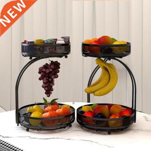 Banana Hanger Detachable Basket Vege Metal with Tier Fruit
