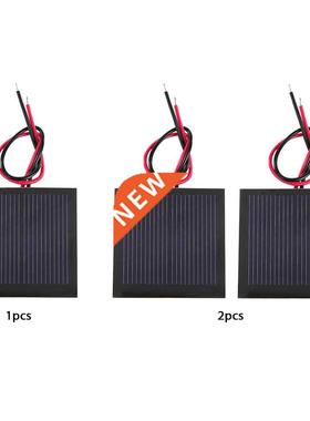 1V 200mA Polycrystalline Silicon Solar Panel 40x40mm 0.2W wi