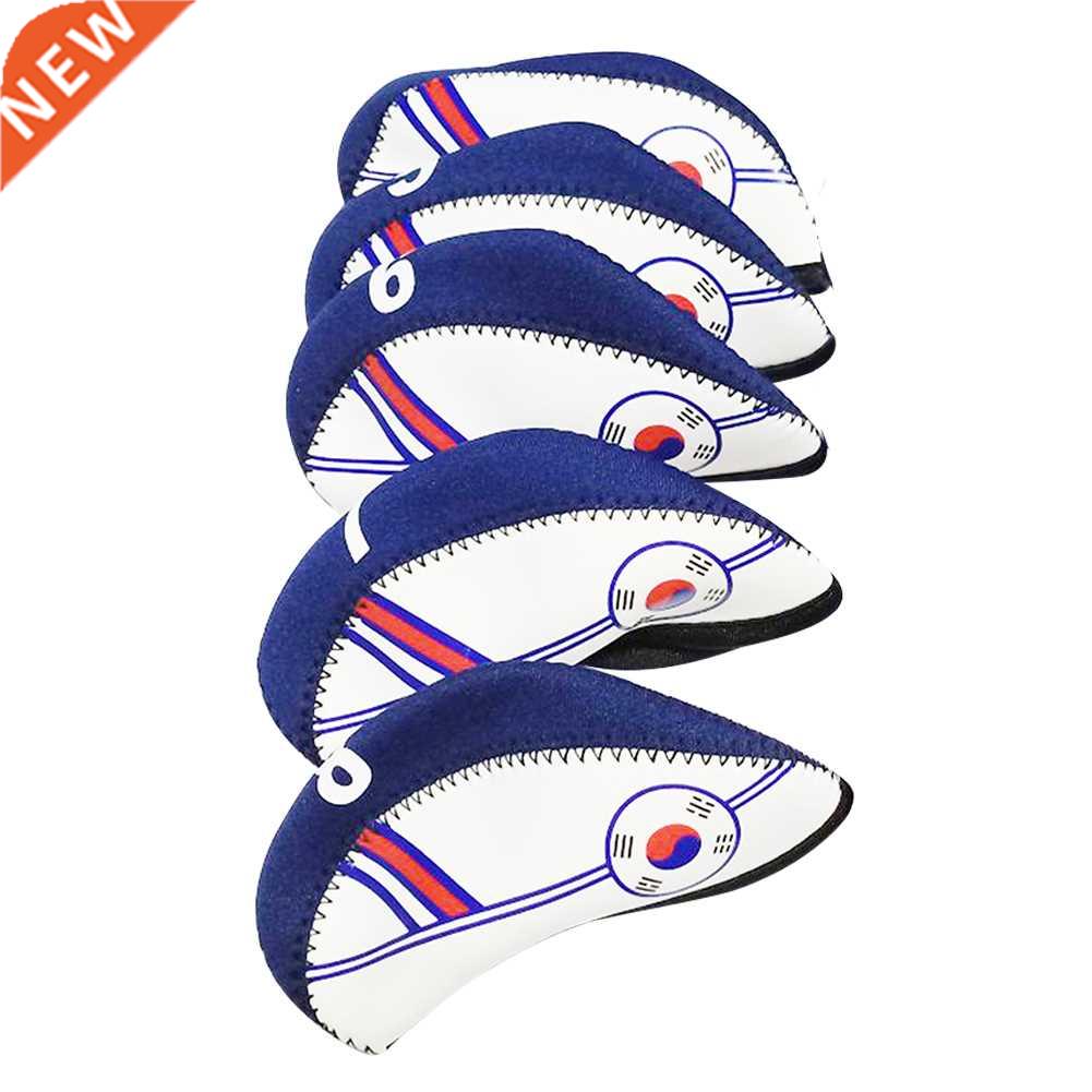 10PCS/Set Exquisite Korea Flag Print Golf Club Iron Head Co