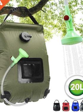 Water Bags 20L Outdoor Camping Hiking Solar Shower Bag Heati