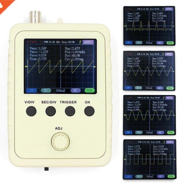 Digital Handheld Pocket Oscilloscope Kit 1MSa/s 200KHz Analo