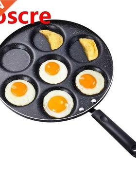 7 Holes Eggs Frying Pot Omelet Pan Non-stick Pancake Steak