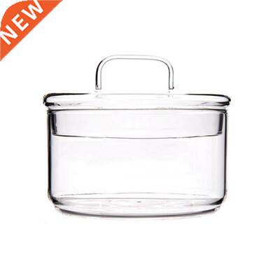 *Stackable Heat Resistant Glass Bowl Transparent Salad Bowl