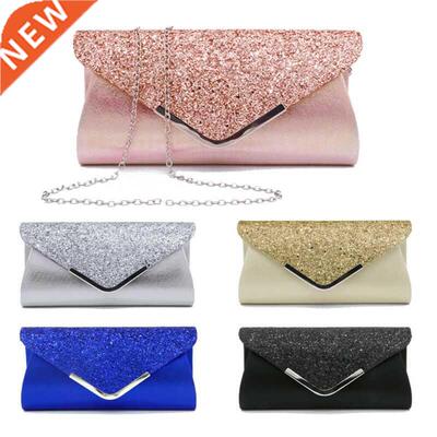 Women Ladies Satin Wallet Clutch Bag Bridal Evening Bag Part
