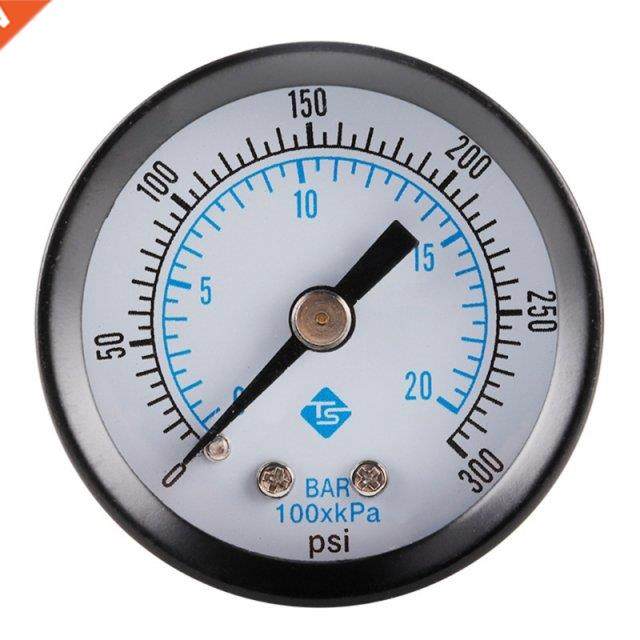 40mm Pressure Gauge 1/8 BSPT 0-300 PSI Plastic Bottom Mount