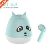 Earbuds Wireless Cute Heads Earphone TWS Sound Stereo