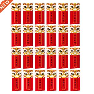 Hong Luc Red the Year Chinese Envelopes Bao Tiger Pcs