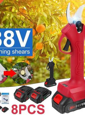 88V Cordless Pruner Electric Pruning Shear With 9000mAh Lith