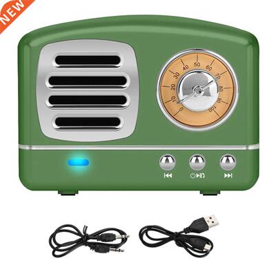 Bluetooth Stereo Speaker Enhanced Bass Retro Loudspeaker#1