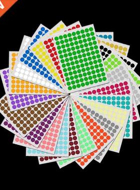 6mm Tiny Round Circle Polka Dots Sticker 120 Pcs Small Seal