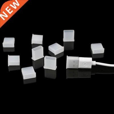 10Pcs Plastic USB Male Anti-dust Plug Stopper Cap Cover Prot