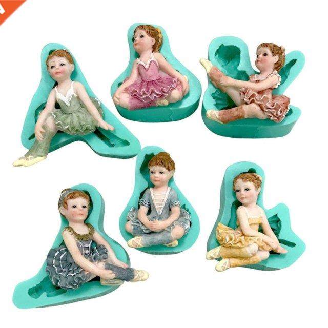 Dancing Girl Modeling Silicone Mold  Dance Ballets Girl C