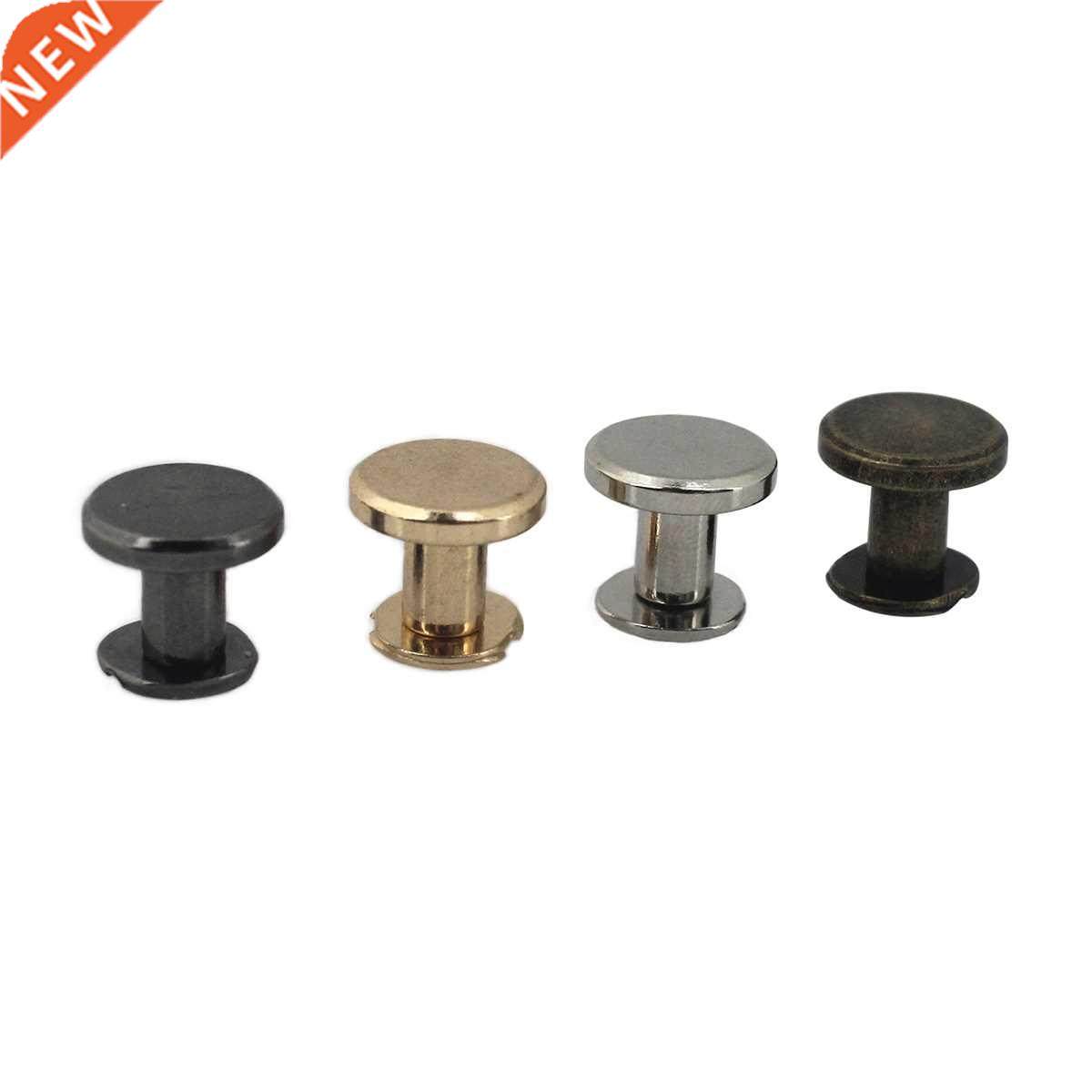 10pcs Metal Binding Chicago Screws Nails Studs Rivets For Ph