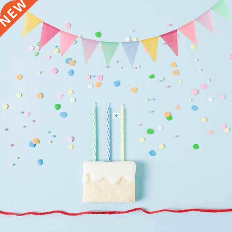 Multolor Jute Lnen Flags Pennant Brthday Buntng Banne