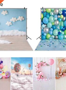 Yeele Newborn Baby Birthday Party Ballon Bear Floor Photogra