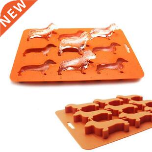 1PC Silicone Mold Puppy Shape Mould Ice Tray Dachshund Shape