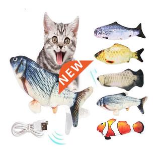 dancing stuffed fish Pet Simulation products Funny inte Cats