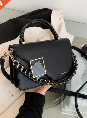 2021 New Chain Women Handbags Pu Leather Designer Shoulder C