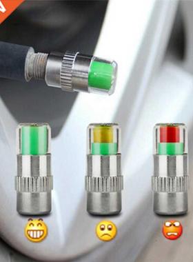 2/4pcs Car Tire Pressure Indicator Tire Pressure Gauge Indi