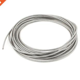 Wire Meters Steel Cable Rope Flexible Coated PVC Dia 5mm