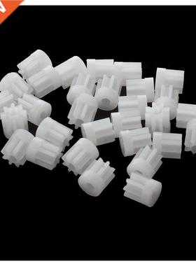 30Pcs 0.5 Modulus 8 Teeth Plastic Gear Cog for 2mm Toy Car M