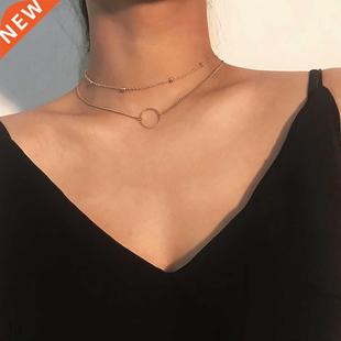 2022 Fashion Two New Laye Necklace Arrival Choker SNG Modern