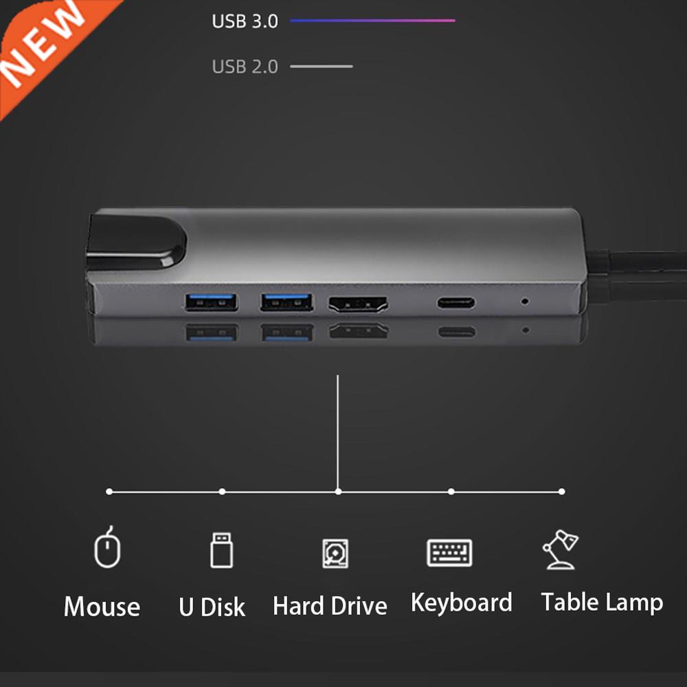 Type-c hub USB-C to HDMI USB.0 LAN Ethernet Docking Station